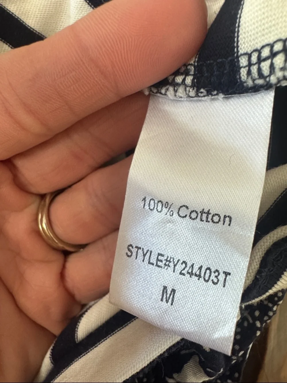 Tuckernuck White and Black Striped Wide-Sleeve Crewneck - Picture 5 of 5